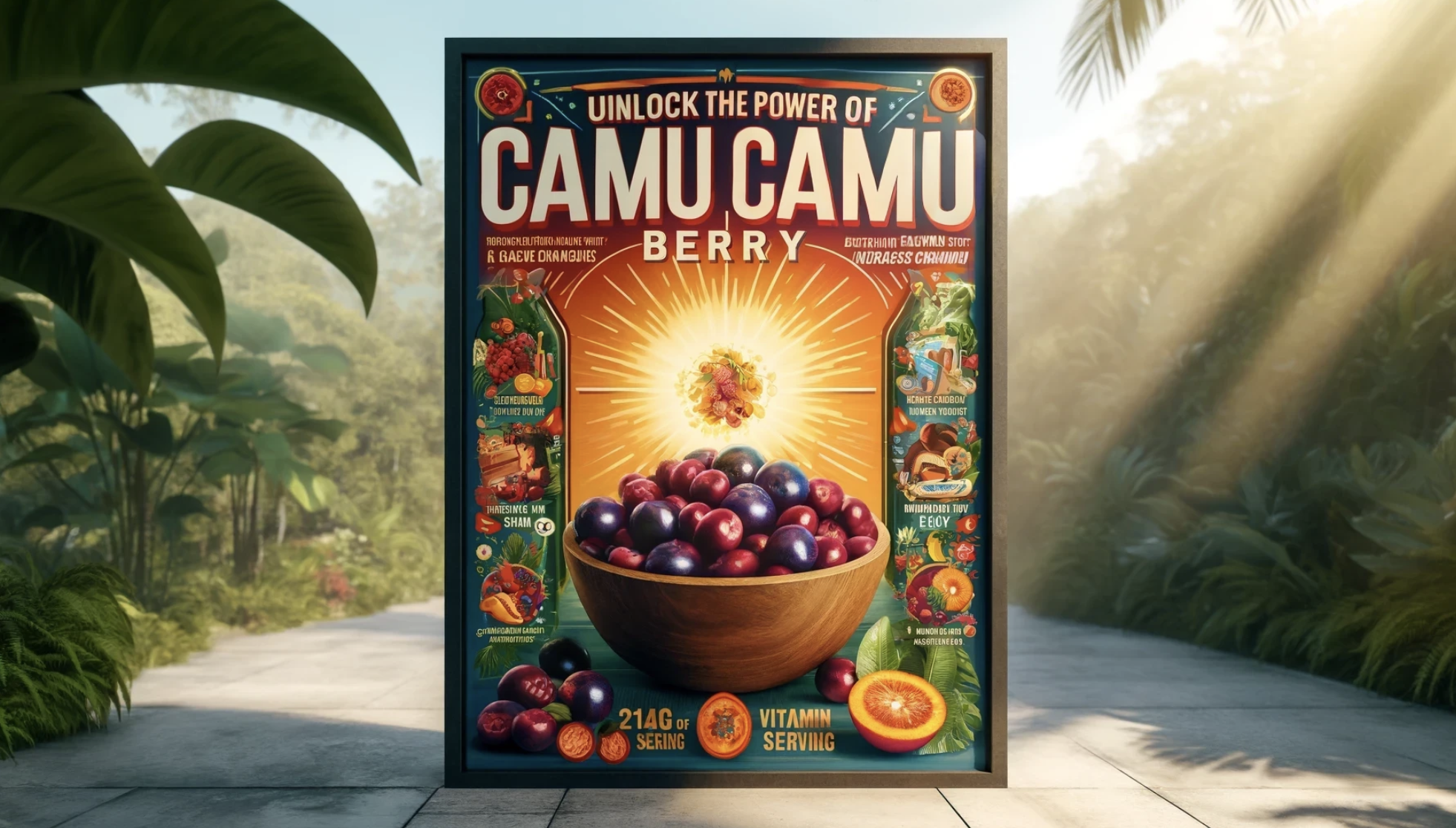 🚨NEW— Unlock The Power Of Camu Camu Berry: 2145mg Of Vitamin C Per Serving For Ultimate Healing